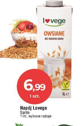 E.Leclerc Napój owsiane sante i love vege oferta