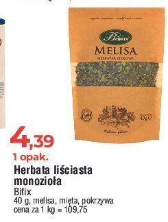 E.Leclerc Herbatka ziołowa melisa bifix oferta