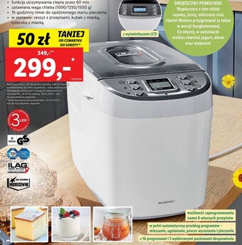 Lidl Automat do pieczenia silvercrest oferta