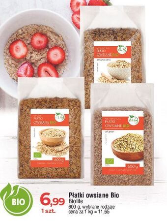 E.Leclerc Płatki owsiane biolife oferta