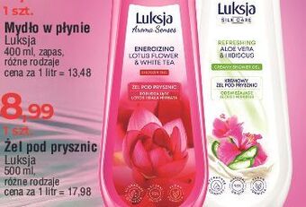 E.Leclerc Żel pod prysznic odprężające lotos i biała herbata luksja aroma senses oferta