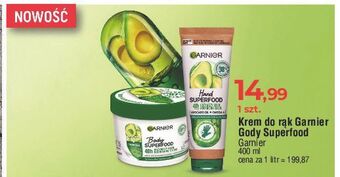 E.Leclerc Odżywczy krem do ciała z awokado garnier body superfood oferta
