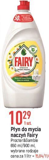 E.Leclerc Płyn do mycia naczyń chamomile fairy sensitive oferta