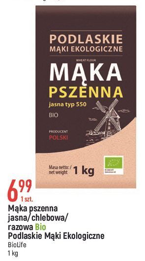 E.Leclerc Mąka żytnia chlebowa podlaskie mąki ekologiczne oferta
