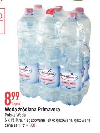 E.Leclerc Woda lekko gazowana primavera oferta