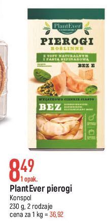 E.Leclerc Pierogi roślinne z wędzonym tofu plantever oferta