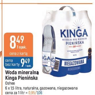 E.Leclerc Woda naturalna kinga pienińska oferta