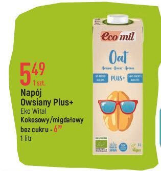 E.Leclerc Napój kokosowy niesłodzony bio ecomil oferta