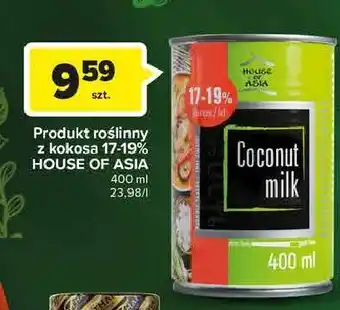 Carrefour Mleczko kokosowe 17-19% house of asia oferta