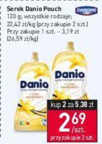Stokrotka Danone Serek Danio Pouch 120 g oferta