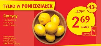 Delikatesy Centrum Cytryny 500 g oferta