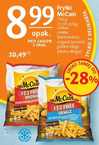 Delikatesy Centrum McCain Frytki 750 g oferta