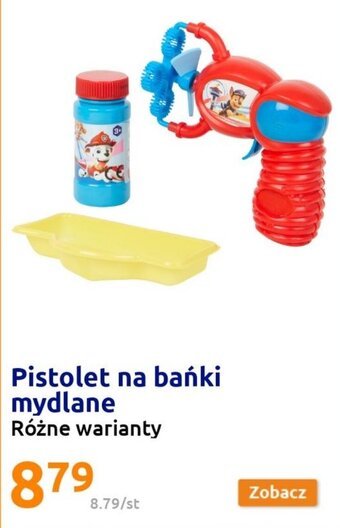 Action Pistolet na bańki mydlane oferta