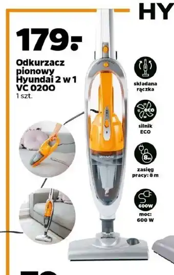 Netto Odkurzacz pionowy Hyundai 2w1 VC 0200 oferta