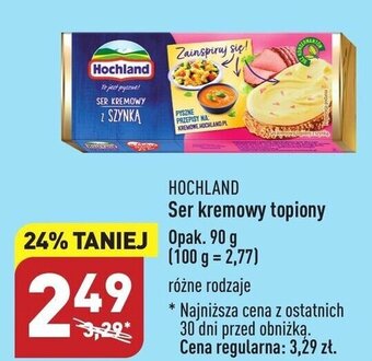 ALDI Hochland Ser kremowy topiony 90g oferta