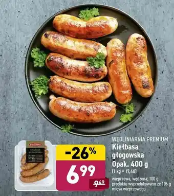 ALDI Kiełbasa głogowska oferta