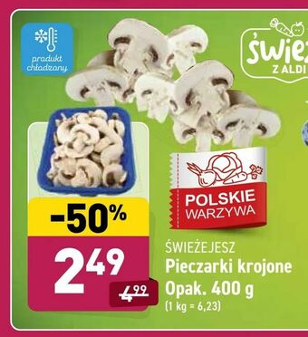 ALDI Pieczarki krojone oferta