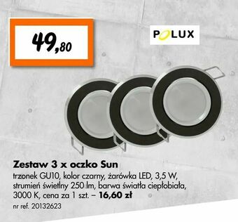 Bricoman Zestaw 3 x oczko Sun oferta