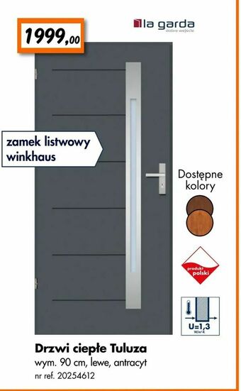 Bricoman Drzwi ciepłe Tuluza oferta