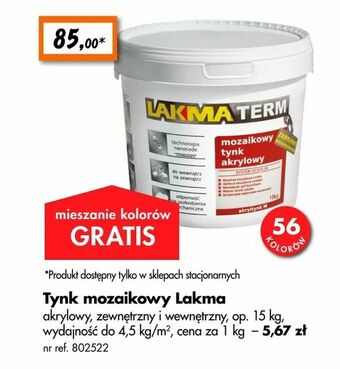 Bricoman Tynk mozaikowy Lakma oferta