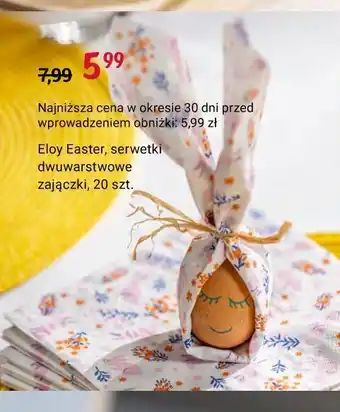 Rossmann Serwetki zajączki eloy oferta