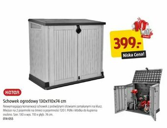 Jula Schowek ogrodowy 130x110x74 cm oferta