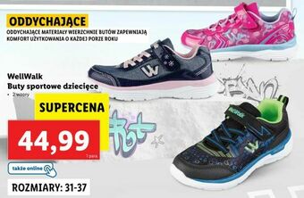 Lidl WellWalk Buty sportowe dziecięce oferta