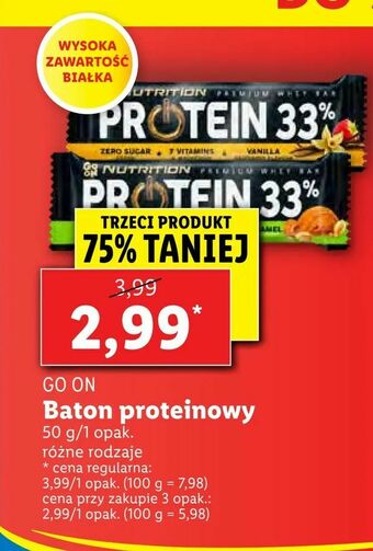 Lidl Baton proteinowy oferta