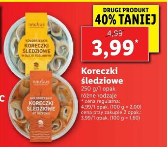 Lidl Koreczki śledziowe oferta