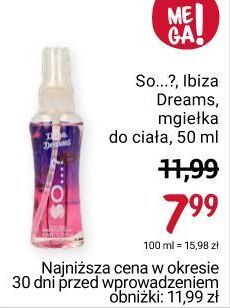 Rossmann Mgiełka do ciała so...? ibiza dreams oferta