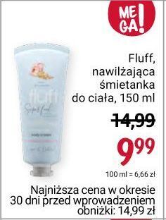 Rossmann Śmietanka do ciała brzoskwinia z karmelem nawilżająca fluff superfood oferta