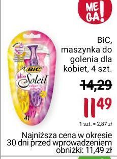 Rossmann Maszynka do golenia colour bic miss soleil oferta