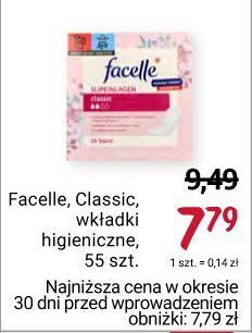 Rossmann Wkładki higieniczne classic facelle oferta