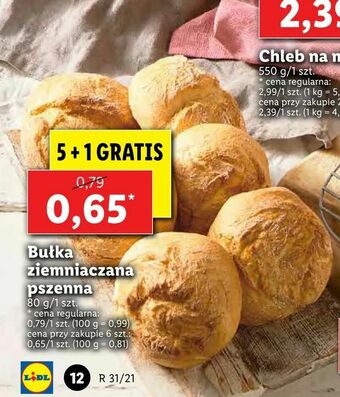 Lidl Bułka ziemniaczana pszenna oferta