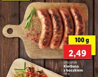 Lidl Kiełbasa z boczkiem oferta