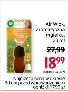 Rossmann Wkład do odświeżacza szczęscie air wick essential mist oferta