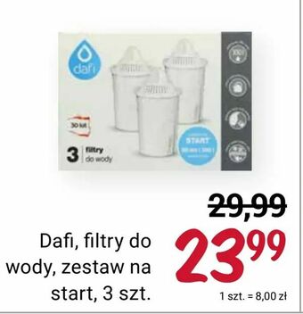 Rossmann Dafi, filtry do wody, zestaw na start, 3 szt oferta