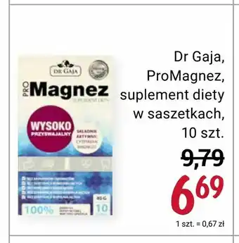 Rossmann Dr Gaja, ProMagnez, suplement diety w saszetkach 10 szt oferta