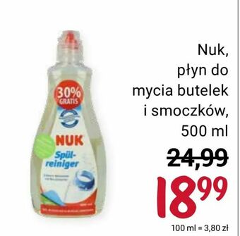 Rossmann Nuk, płyn do mycia butelek i smoczków oferta