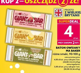 Dealz Baton zbożowy w polewie czekoladowej z bakaliami ma baker oferta