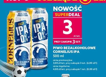 Dealz Piwo cornelius hazy ipa 0 % oferta