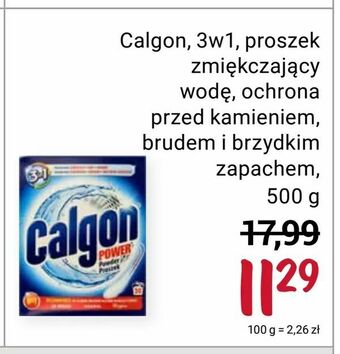 Rossmann Calgon, 3w1, proszek zmiękczający wodę, ochrona przed kamieniem, brudem i brzydkim zapachem 500 g oferta