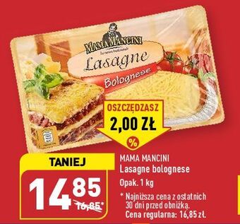 ALDI Lasagne bolognese mama mancini oferta