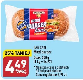 ALDI Burger maxi dan cake oferta