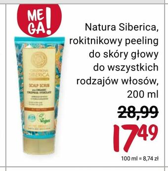 Rossmann Natura Siberica, rokitnikowy peeling do skóry głowy do wszystkich rodzajów włosów oferta