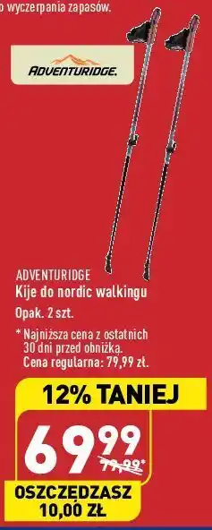 ALDI Kije do nordic walking adventuridge oferta