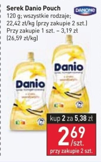 Stokrotka Market Danone Serek Danio Pouch 120 g oferta