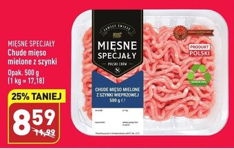 ALDI Mięsne Specjały Chude mięso mielone z szynki 500g oferta