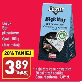 ALDI Lazur Ser pleśniowy 100g oferta