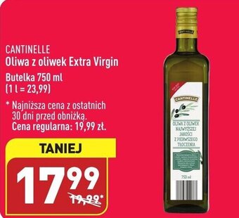 ALDI Cantinelle Oliwa z oliwek Extra Virgin 750ml oferta